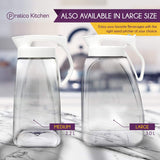 snappour airtight water, juice, and beverage pitcher sizes