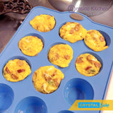 Breakfast egg muffin in CrystalBake baking pan