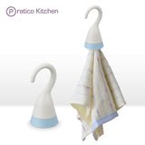 2 pack towel dish cloth holder with hook