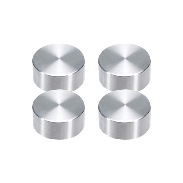 replacement stainless steel caps - 4 pack