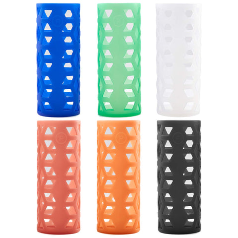 6 pieces multicolor silicone sleeves for glass bottles
