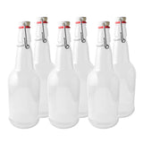 6-pack clear beer bottles