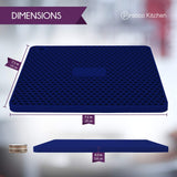 navy blue silicone pot holder dimensions