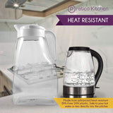 white largepour pitcher heat resistant features