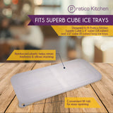 lid designed to fit superb cube ice trays