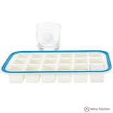 silicone ice cube tray with steel rim