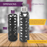 silicone sleeve dimensions fits most glass drinking bottles