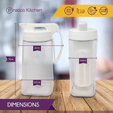 1.6 quart small airtight fusepour pitcher dimensions