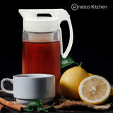 Fusepour airtight pitcher with fruit infuser