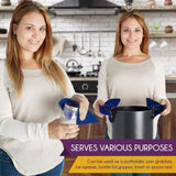 multipurpose navy blue silicone pot holders