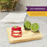 Easy to clean bamboo cutting board